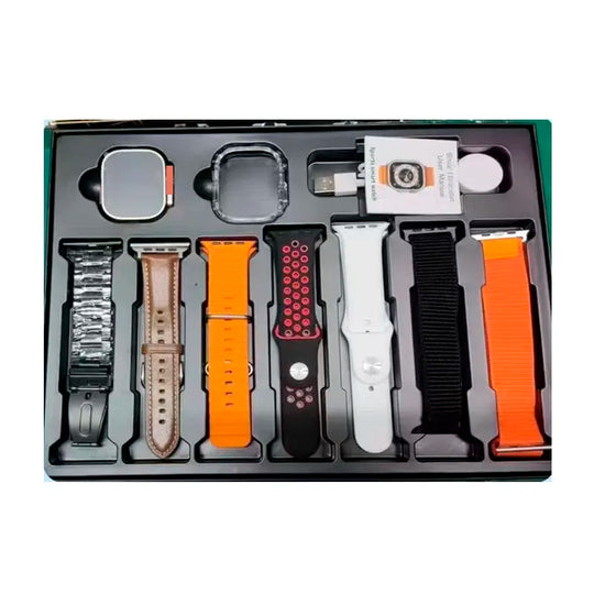 ULTRA 9 WITH 7 straps + watch case in 1 box factory high quality 2.06 inch 49mm real screws