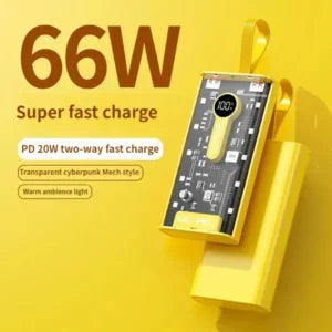 66W FAST POWER BANK WITH NIGHT LIGHT