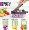 Vegetable Chopper, Onion Mincer, Cutter, Dicer, Egg Slicer with Container